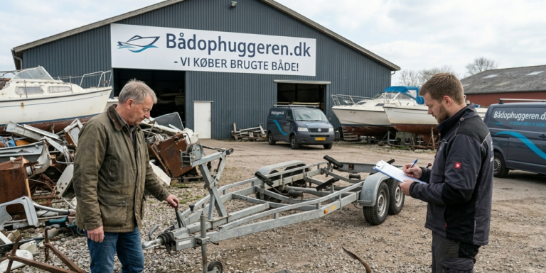 Skrot bådtrailer